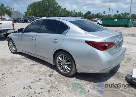 2019 Infiniti Q50 3.0T Luxe из США, поврежденный, VIN JN1EV7AP2KM513020